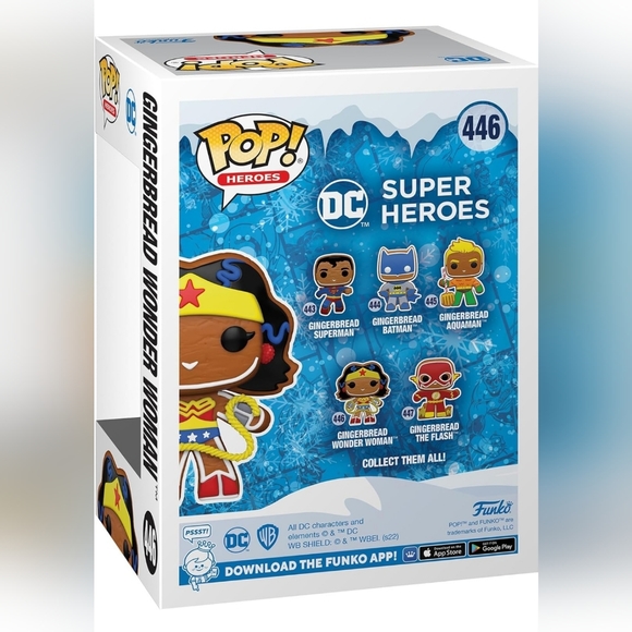 Funko Pop! Heroes: DC Holiday -Gingerbread Wonder Woman - Picture 3 of 3